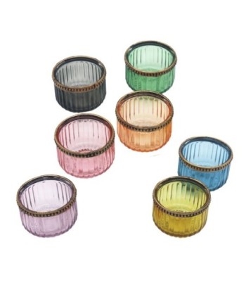 ORIGEN Home Decor Bandeja con porvalas Jarrones Y Portavelas | Bandeja Multicolor - 4x26x26cm
