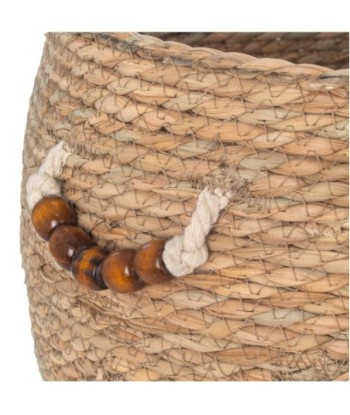 Cestas de Almacenamiento Natural S/3  Cestas Decorativas de Seagrass para Organización del Hogar