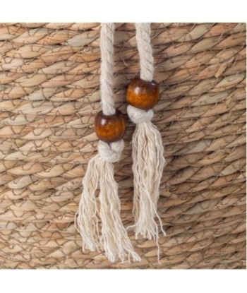 Cestas de Almacenamiento Natural S/3  Cestas Decorativas de Seagrass para Organización del Hogar