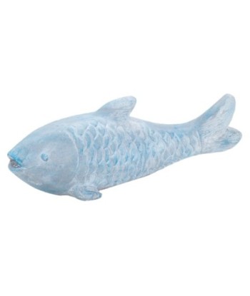 ORIGEN Home Decor Adorno Pez | Figura de Pez Blanco - 49x17x15cm