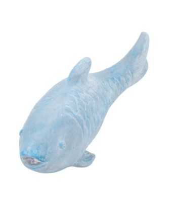 ORIGEN Home Decor Adorno Pez | Figura de Pez Blanco - 65x20x24cm