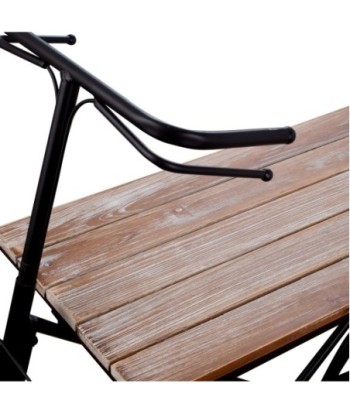 ORIGEN Home Decor Bicicleta estanteria Mueble Auxiliar | Estantería Verde - 147x35x102cm