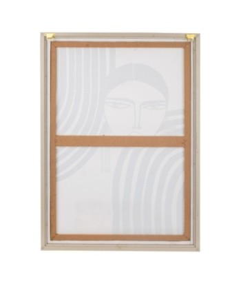ORIGEN Home Decor Cuadro Mujer Cuadros | Cuadro Negro Rectangular - 70x50x3cm