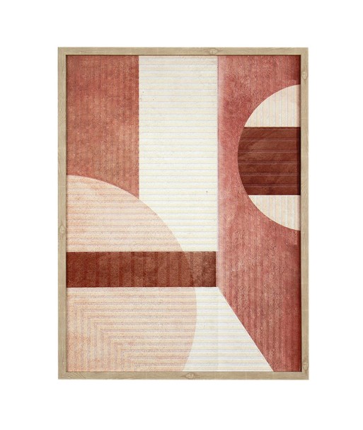 ORIGEN Home Decor Cuadro Abstracto Cuadros | Cuadro Marrón Rectangular - 60x45x3cm