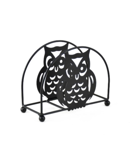 ORIGEN Home Decor Servilletero Utensilios | Servilletero Negro - 12x15x6cm
