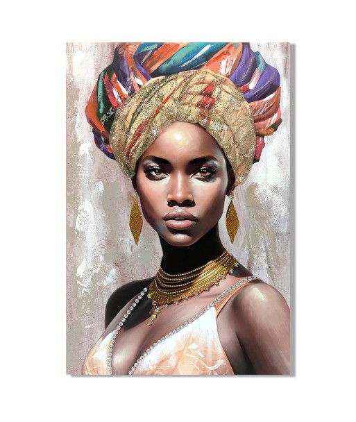 ORIGEN Home Decor Cuadro Africana Cuadros | Cuadro Gris Rectangular - 120x80x3cm