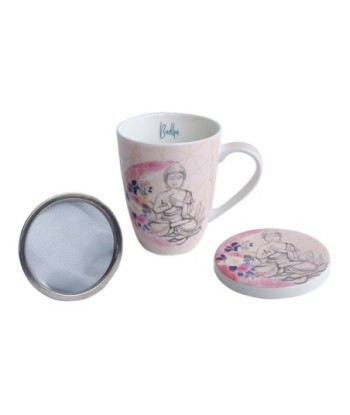 ORIGEN Home Decor Taza estampado4 Uni. Mugs Y Vasos | Taza Azul - 12x12x10cm