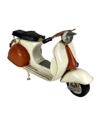 ORIGEN Home Decor Figura Scooter Vespa 2 U Vehiculos | Modelismo Vehículos Terrestres Blanco - 16x28x11cm