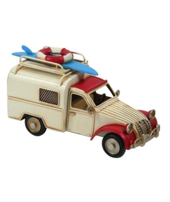 ORIGEN Home Decor Furgoneta 2 U Vehiculos | Modelismo Vehículos Terrestres Beige - 11x22x9cm