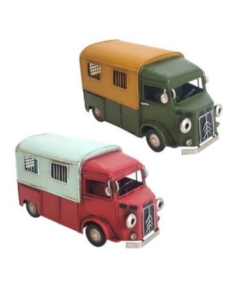 ORIGEN Home Decor Camion 2 U Vehiculos | Modelismo Vehículos Terrestres Multicolor - 9x17x8cm