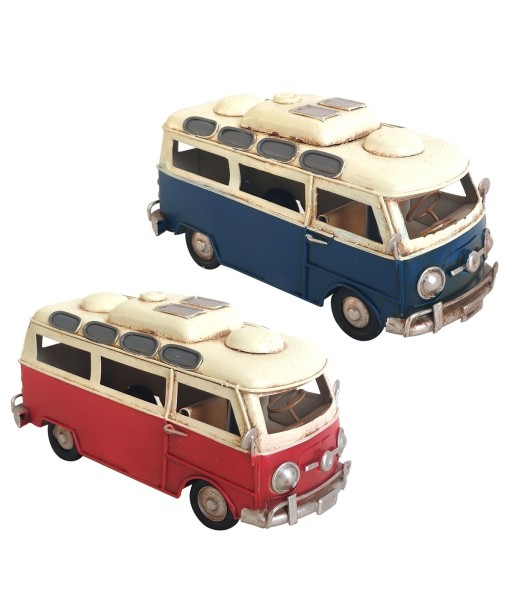 ORIGEN Home Decor Furgoneta 2 U Vehiculos | Modelismo Vehículos Terrestres Multicolor - 9x17x7cm
