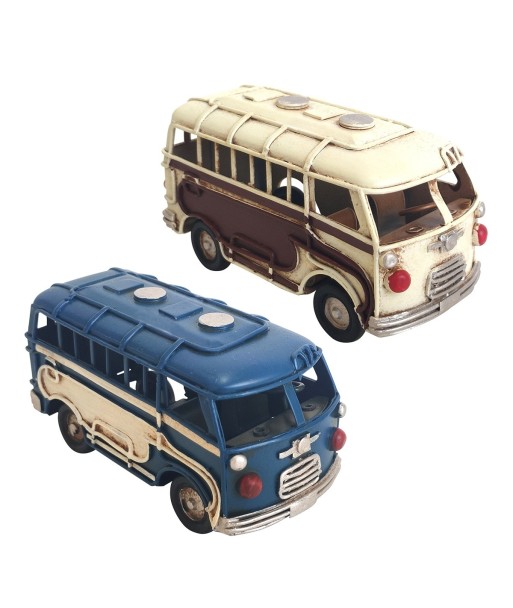 ORIGEN Home Decor Furgoneta 2 U Vehiculos | Modelismo Vehículos Terrestres Multicolor - 6x11x5cm