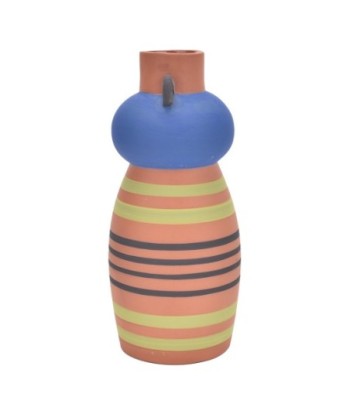 ORIGEN Home Decor Jarrón Jarrones Y Portavelas | Jarrón Marrón - 28x13x13cm
