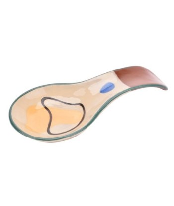 ORIGEN Home Decor Reposa cucharas Jarrones Y Portavelas | Cuchara Marrón - 3x27x12cm