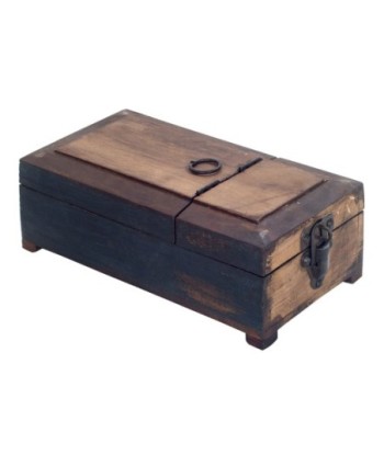 ORIGEN Home Decor Joyero con espejo Cajas Y Joyeros | Caja Marrón - 10x26x14cm