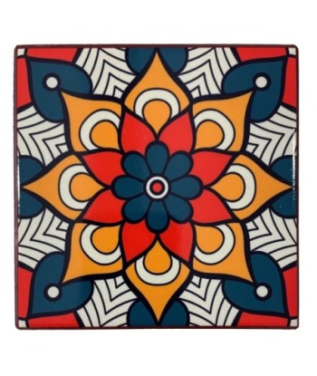 ORIGEN Home Decor Posavasos Set de 4 Unidades Posavasos | Multicolor Rectangular - 1x11x11cm