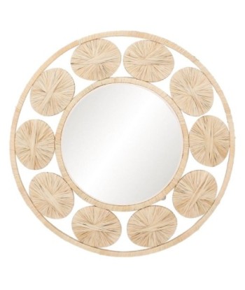 Espejo Decorativo Natural de 45 cm para Pared, Ideal para Salones, Dormitorios y Baños, Diseño Elegante y Funcional