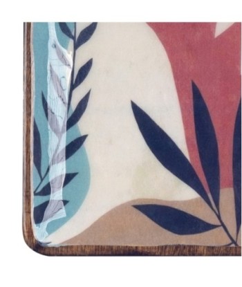 ORIGEN Home Decor Plato cuadrado Cajas Y Bandejas | Plato Marrón - 3x20x20cm