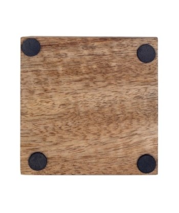 ORIGEN Home Decor Posavasos Árbol Bida4 U Posavasos | Marrón Rectangular - 1x10x10cm