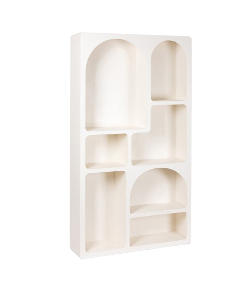 ORIGEN Home Decor Mueble estanteria Mueble Auxiliar | Estantería Blanco - 180x97x26cm