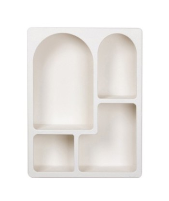 ORIGEN Home Decor Estanteria Mueble Auxiliar | Blanco - 80x60x24cm