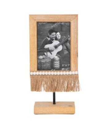 ORIGEN Home Decor Marco de fotos Marcos | Figura de Sobremesa Marrón Rectangular - 34x17x8cm