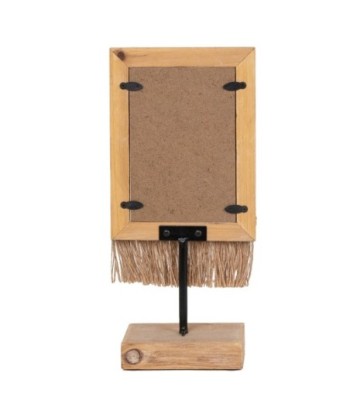 ORIGEN Home Decor Marco de fotos Marcos | Figura de Sobremesa Marrón Rectangular - 34x17x8cm