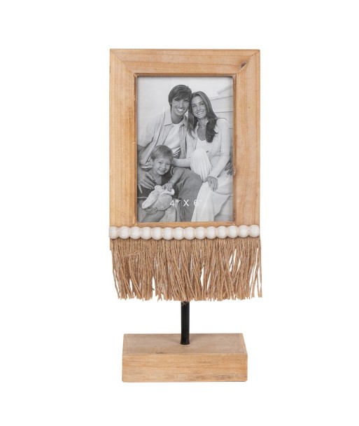 ORIGEN Home Decor Marco de fotos Marcos | Figura de Sobremesa Marrón Rectangular - 31x14x8cm