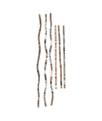 ORIGEN Home Decor Bastones 6 U Varios | Figura Multicolor - 130x2x2cm