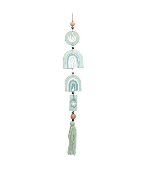 ORIGEN Home Decor Colgante de madera Colgantes | Colgante Verde - 65x11x2cm