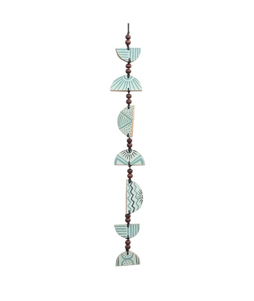 ORIGEN Home Decor Colgante de madera Colgantes | Colgante Verde - 52x8x1cm
