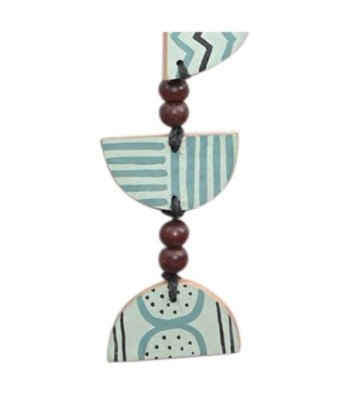 ORIGEN Home Decor Colgante de madera Colgantes | Colgante Verde - 52x8x1cm