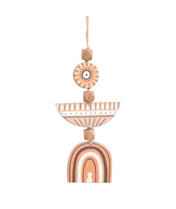 ORIGEN Home Decor Colgante de madera Colgantes | Colgante Naranja - 32x16x3cm