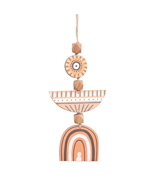 ORIGEN Home Decor Colgante de madera Colgantes | Colgante Naranja - 32x16x3cm