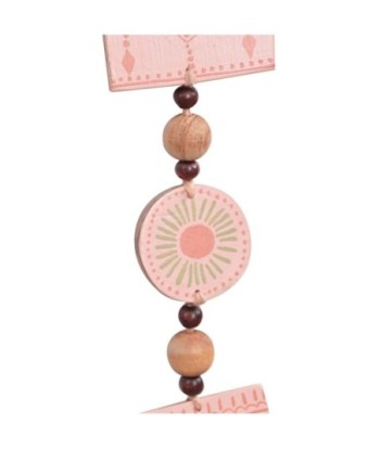 ORIGEN Home Decor Colgante de madera Colgantes | Colgante Naranja - 45x12x2cm