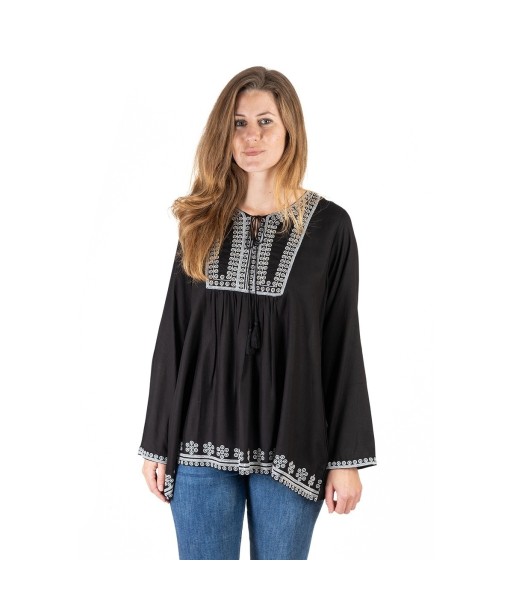 Isla Bonita Moda By SIGRIS - Blusa de Moda Mujer Elegante y Versátil