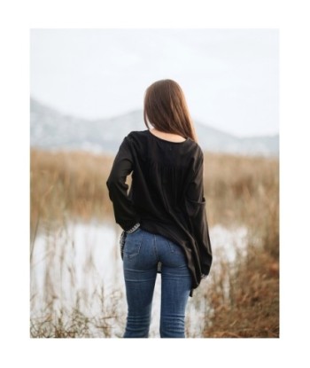 Isla Bonita Moda By SIGRIS - Blusa de Moda Mujer Elegante y Versátil
