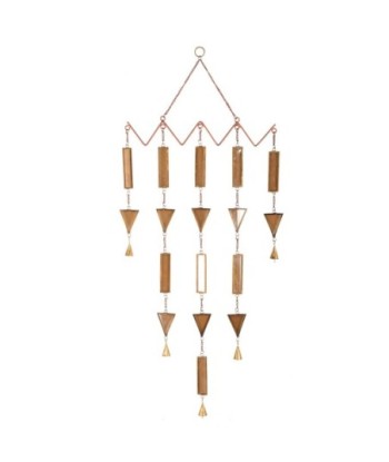 ORIGEN Home Decor Adorno Movil Triángulos Colgantes | Colgante Marrón - 99x50x2cm