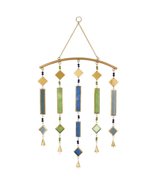 ORIGEN Home Decor Adorno Movil Rombos Colgantes | Colgante Multicolor - 76x39x2cm