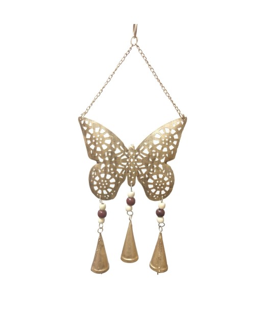 ORIGEN Home Decor Adorno Movil Mariposa Colgantes Metal | Colgante de metal Dorado - 16x7x1cm