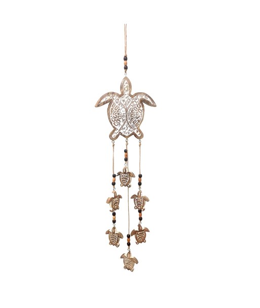 ORIGEN Home Decor Adorno Movil Búho Colgantes Metal | Colgante de metal Plateado - 30x8x2cm
