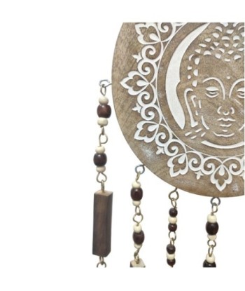 ORIGEN Home Decor Adorno Movil Buda Colgantes Metal | Colgante de metal Dorado - 35x8x1cm
