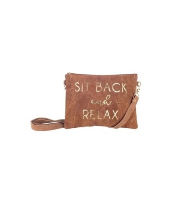 ORIGEN Home Decor Bandolera Frases Bolsos Y Sombreros | Bandolera Marrón - 18x24x2cm