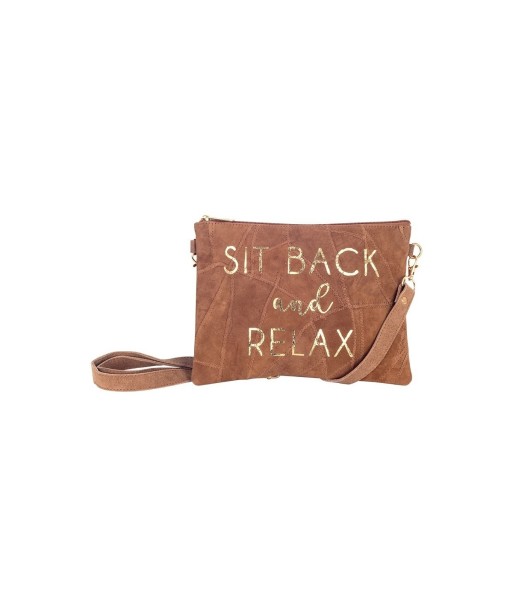 ORIGEN Home Decor Bandolera Frases Bolsos Y Sombreros | Bandolera Marrón - 18x24x2cm