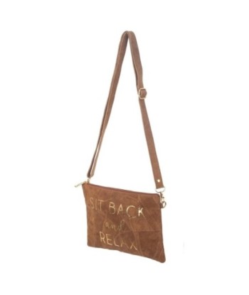 ORIGEN Home Decor Bandolera Frases Bolsos Y Sombreros | Bandolera Marrón - 18x24x2cm