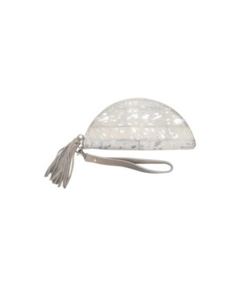 ORIGEN Home Decor Bolso neceser Bolsos Y Sombreros | Bolso asa corta Blanco - 11x24x2cm
