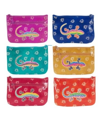 ORIGEN Home Decor Monedero lagarto 6 U Complementos | Monedero Multicolor Rectangular - 10x10x2cm