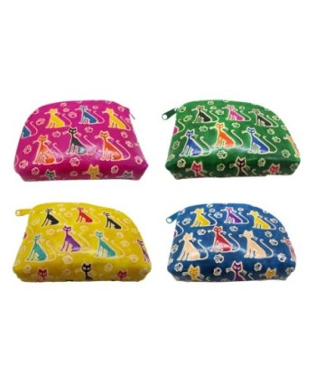 ORIGEN Home Decor Monedero gato 4 U Complementos | Monedero Multicolor Rectangular - 3x12x3cm