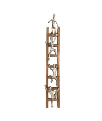 ORIGEN Home Decor Figuras subiendo escalera Varios | Figura de Persona Marrón - 66x12x6cm
