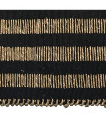 ORIGEN Home Decor Alfombra Alfombras | Alfombra de Entrada Negro Rectangular - 1x80x50cm